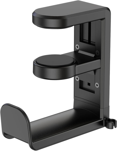 EURPMASK Rotating Headphone Stand,Adjustable Clamp-on Headset Holder Hanger