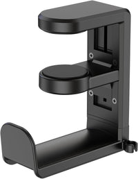 EURPMASK Rotating Headphone Stand,Adjustable Clamp-on Headset Holder Hanger