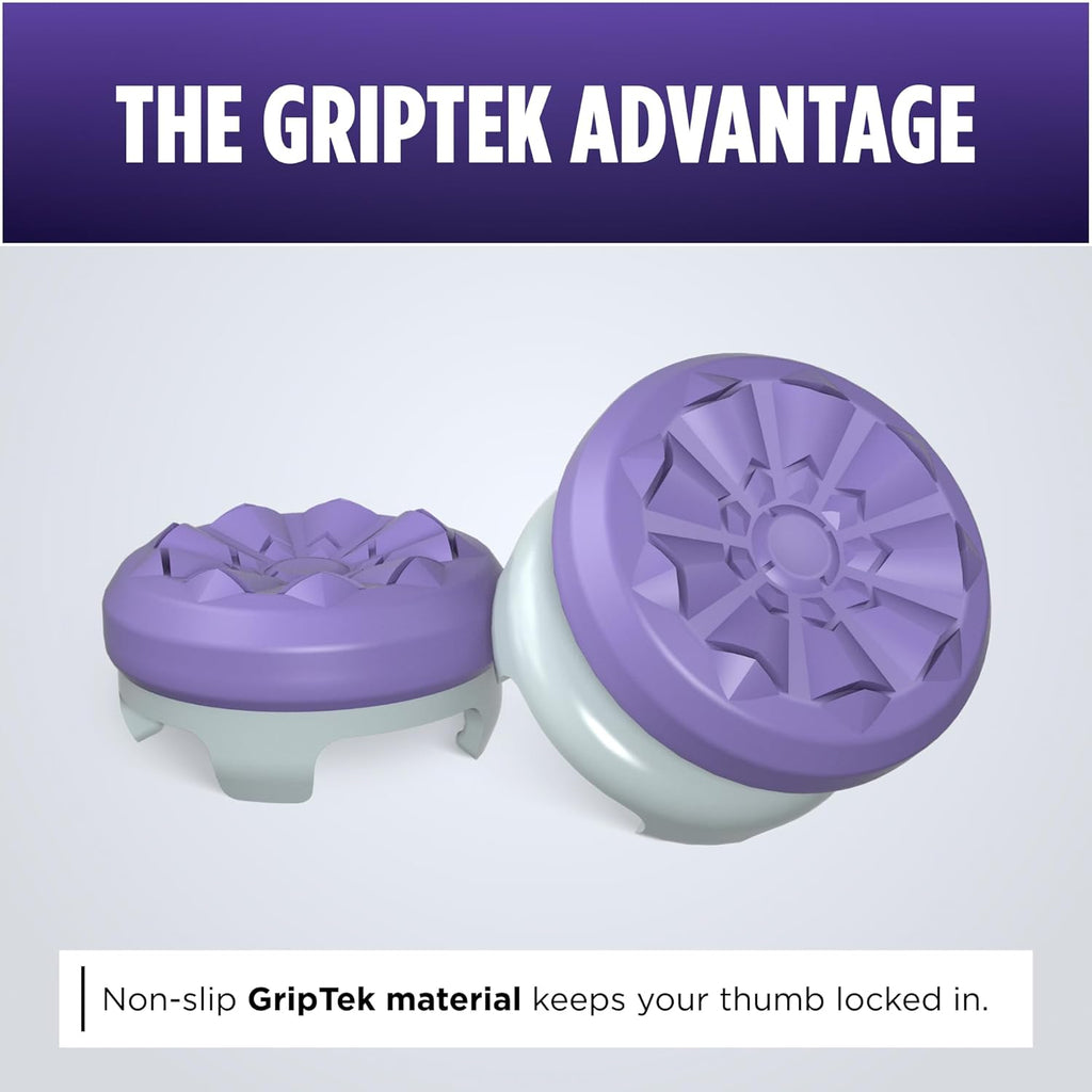 KontrolFreek FPS Freek Galaxy Purple for PlayStation 4 (PS4) and PlayStation 5 (PS5) | Performance Thumbsticks | 1 High-Rise, 1 Mid-Rise | Purple