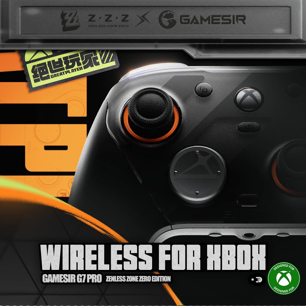 GameSir G7 Pro Wireless XBOX Controller,TMR Sticks,Windows,Trigger Stops