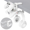 EURPMASK Rotating Headphone Stand,Adjustable Clamp-on Headset Holder Hanger
