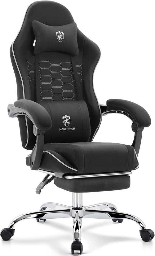 Gaming Chair,Computer Office Chair with Massage,Gel Pad,Black