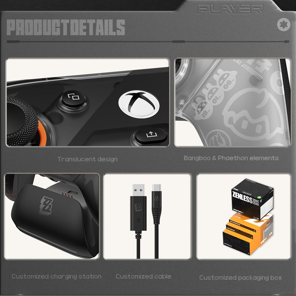 GameSir G7 Pro Wireless XBOX Controller,TMR Sticks,Windows,Trigger Stops