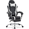 Gaming Chair,Computer Office Chair with Massage,Gel Pad,Black