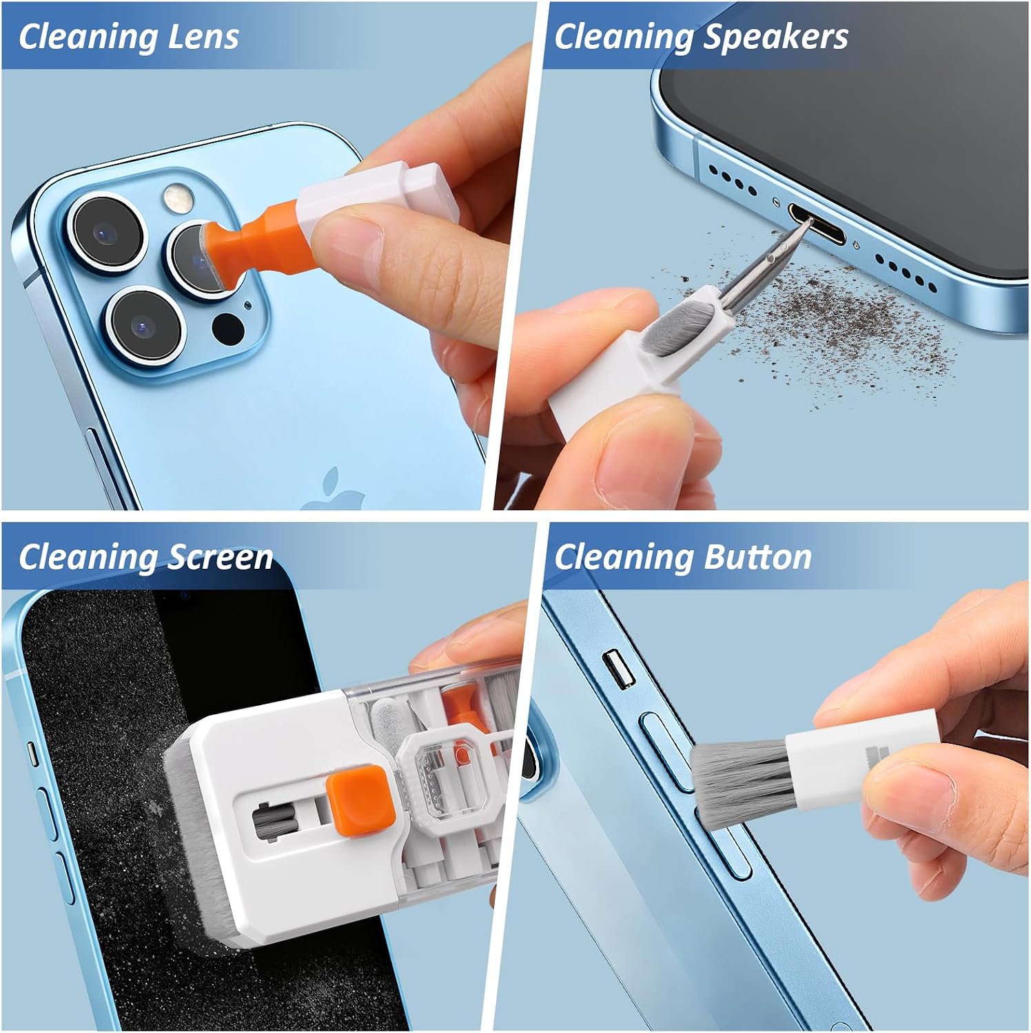 Ordilend Keyboard Cleaner & Laptop Cleaning Kit, All-in-1 for Computer PC