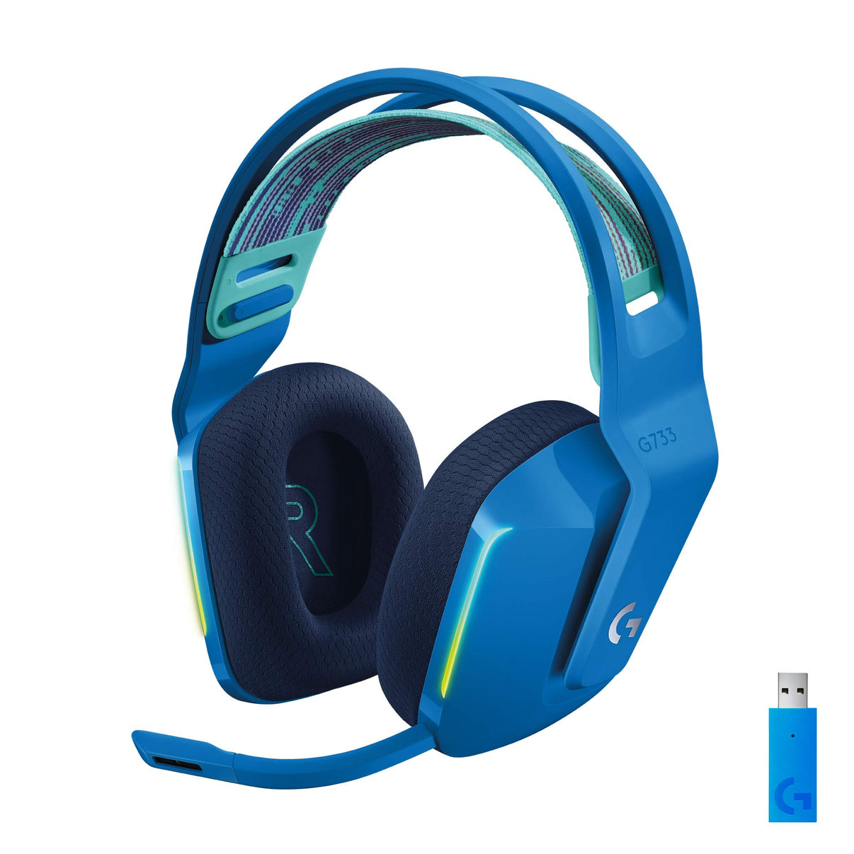 Logitech G733 Lightspeed Wireless Gaming Headset - White