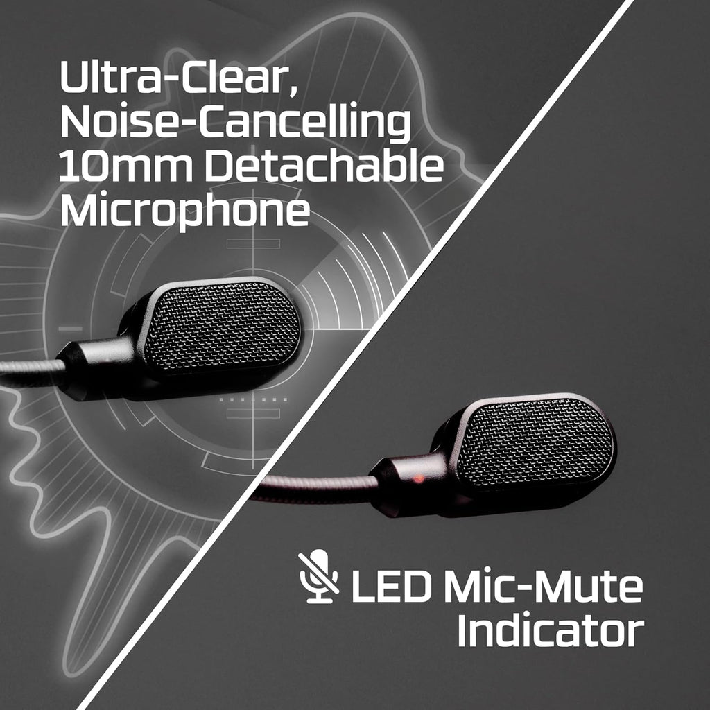 HyperX Cloud III 3.5mm Wired Gaming Headsets with Mic Noise Cancelling DTS Headphone:X Memory Foam 53mm Drivers​ Aluminum Frame for PC PS4 PS5 Xbox Nintendo Mac Mobile Gaming Headphones (Renewed)